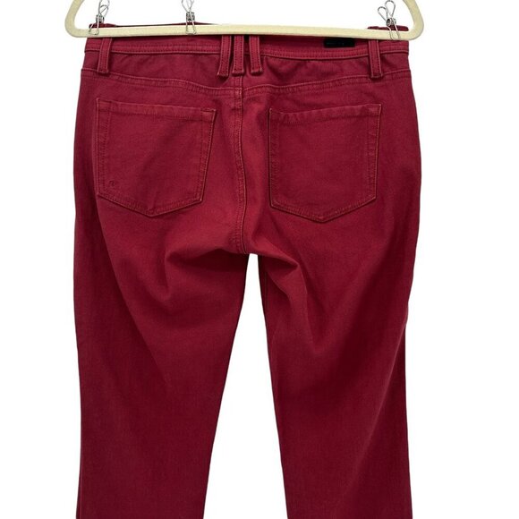 Kut From The Kloth Mia Toothpick Skinny Dark Red Skinny Jeans Womens 4 - Picture 5 of 8